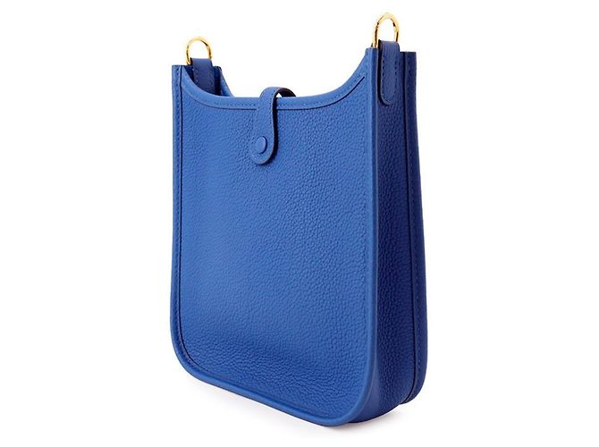 Hermès Hermes Evelyne TPM Schultertasche in Amazon Blue Blau - Ansicht 2