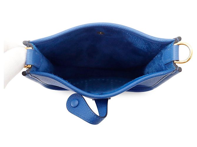 Hermès Hermes Evelyne TPM Schultertasche in Amazon Blue Blau - Ansicht 5