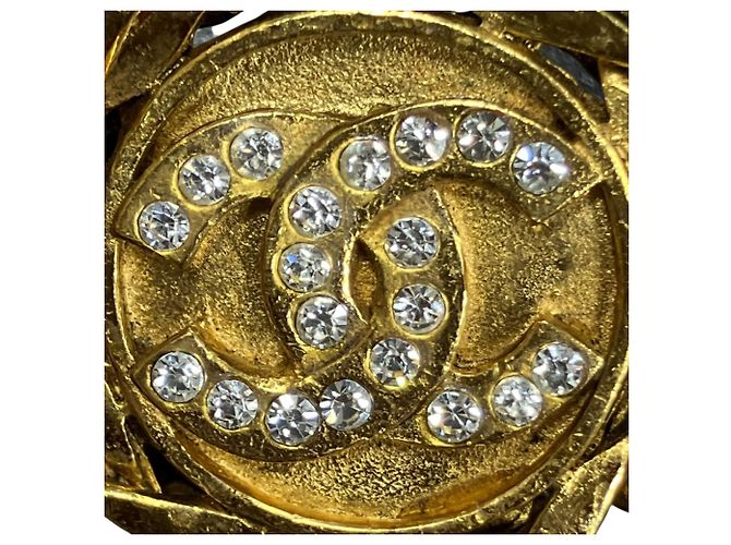 Chanel vergoldete Clip-Ohrringe Golden - Ansicht 6