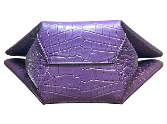 Borsa a mano Bottega Veneta Doll Small Porpora - vista 3