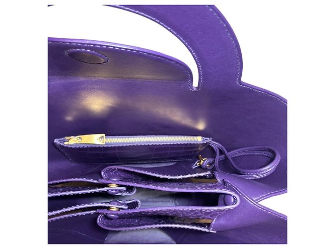 Borsa a mano Bottega Veneta Doll Small Porpora - vista 7