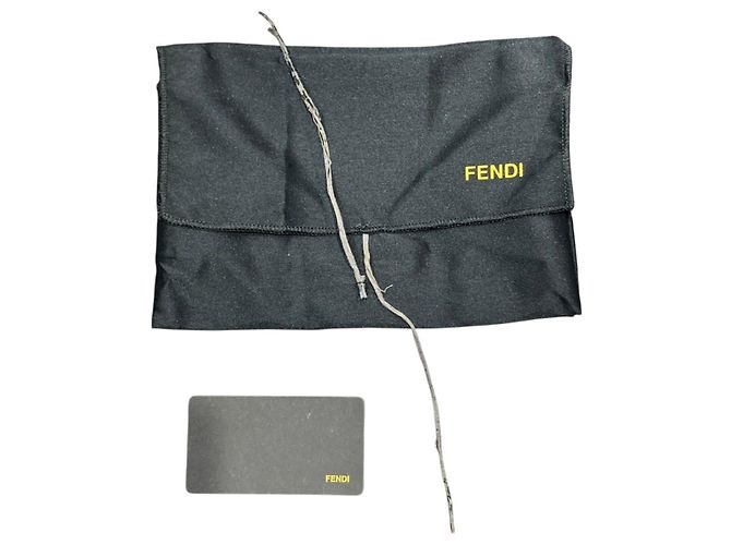 Portafoglio Tri-fold in pelle viola Fendi Porpora - vista 5