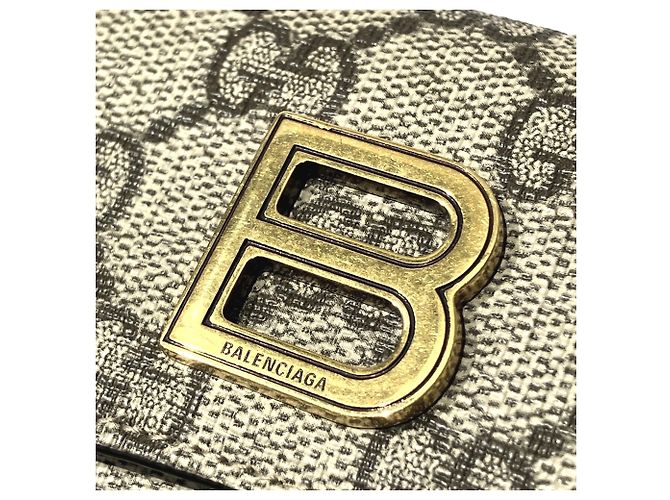 Cartera Trifold Gucci x Balenciaga The Hacker Project Beige - vista 9