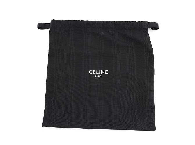 Céline Celine Mini Cabas Anais Cuir Triomphe Handtasche Schwarz - Ansicht 18