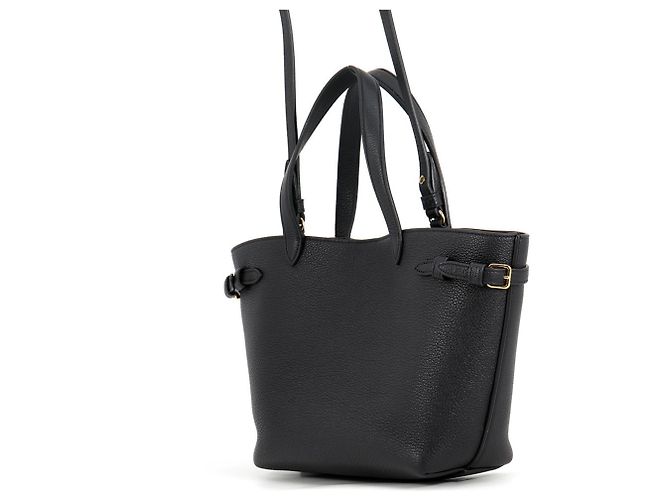 Céline Celine Mini Cabas Anais Cuir Triomphe Handtasche Schwarz - Ansicht 2