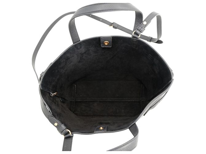 Céline Celine Mini Cabas Anais Cuir Triomphe Handtasche Schwarz - Ansicht 6
