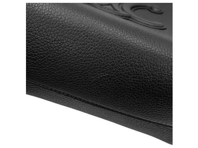 Céline Celine Mini Cabas Anais Cuir Triomphe Handtasche Schwarz - Ansicht 8