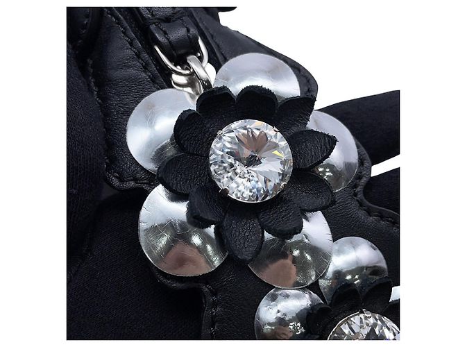 Fendi By The Way Mini Handtasche mit Strass Schwarz - Ansicht 10