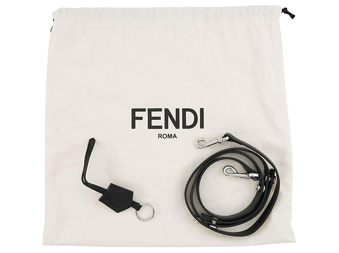 Fendi By The Way Mini Handtasche mit Strass Schwarz - Ansicht 14