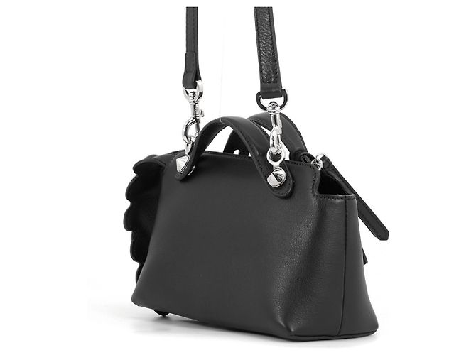 Fendi By The Way Mini Handtasche mit Strass Schwarz - Ansicht 3