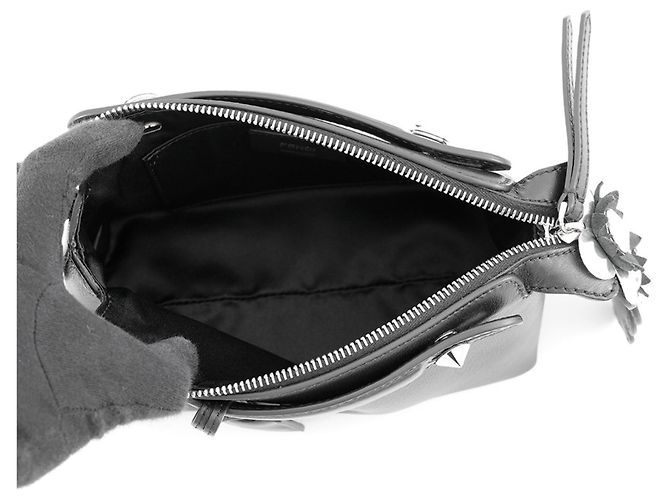 Fendi By The Way Mini Handtasche mit Strass Schwarz - Ansicht 6