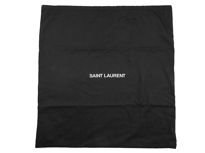 Yves Saint Laurent Paris Raffia Tote Bag Schwarz - Ansicht 13