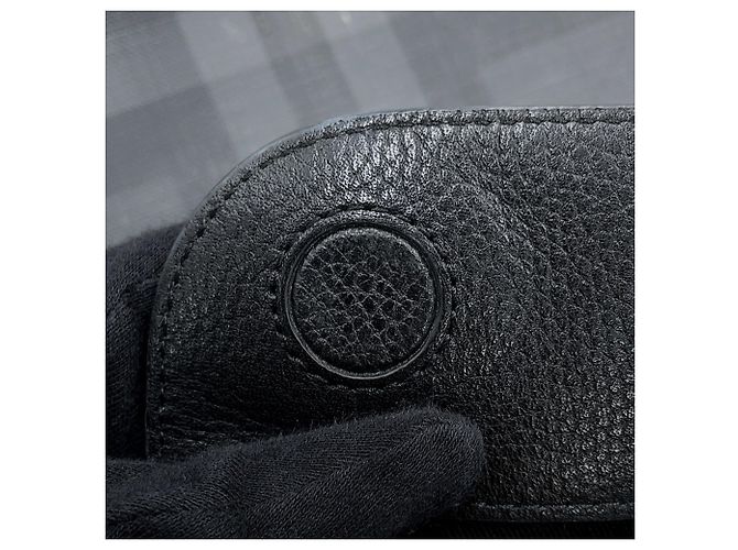 Bolsa de Ombro Burberry Nova Check Preto Multicor - vista 10