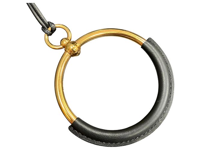 Hermès Collana Hermes Loop Grand Nero D'oro - vista 4
