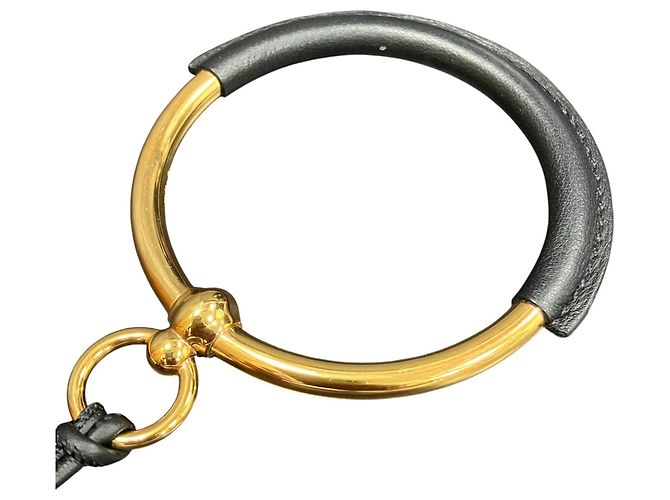 Hermès Collana Hermes Loop Grand Nero D'oro - vista 8