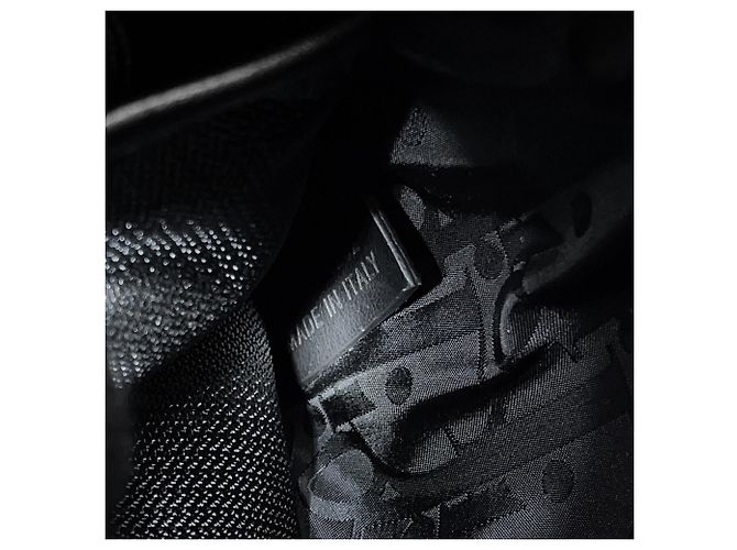 Borsa a tracolla in nylon e pelle Christian Dior Nero - vista 11
