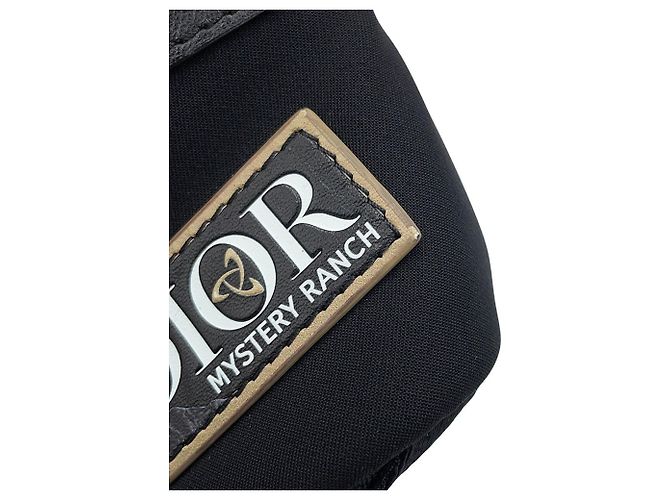 Borsa a tracolla in nylon e pelle Christian Dior Nero - vista 6