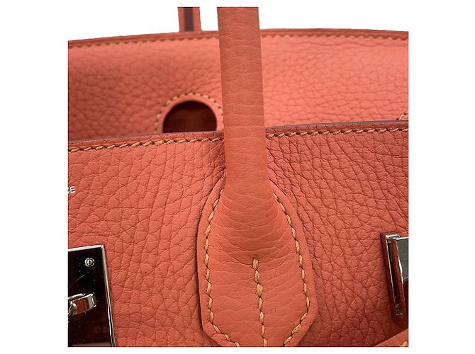 Hermès Borsa Hermes Birkin 30 Rosy Togo Rosa - vista 13