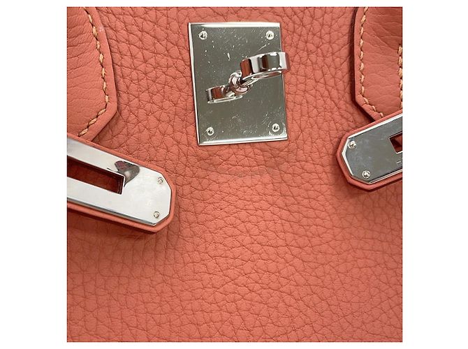 Hermès Borsa Hermes Birkin 30 Rosy Togo Rosa - vista 8