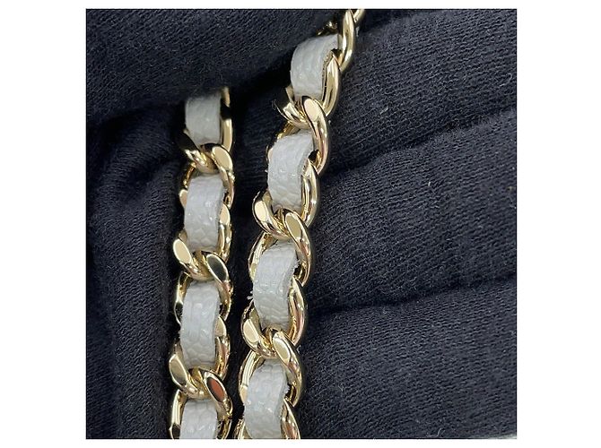 Mini sac à main Chanel Matelassé Gris - vue 8