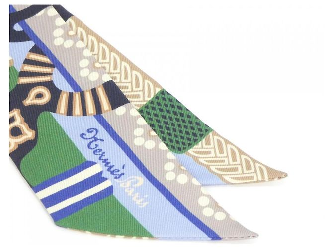 Hermès Hermes Fantaisie d'Etriers Twilly Schal Mehrfarben - Ansicht 2