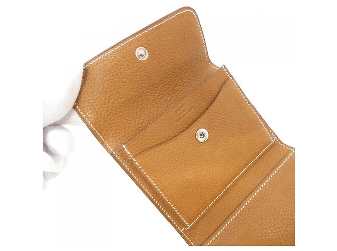 Hermès Hermes Iliade Compact Wallet/Coin Case Rosso - vista 6