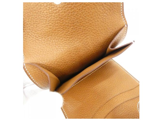 Hermès Hermes Iliade Compact Wallet/Coin Case Rosso - vista 7