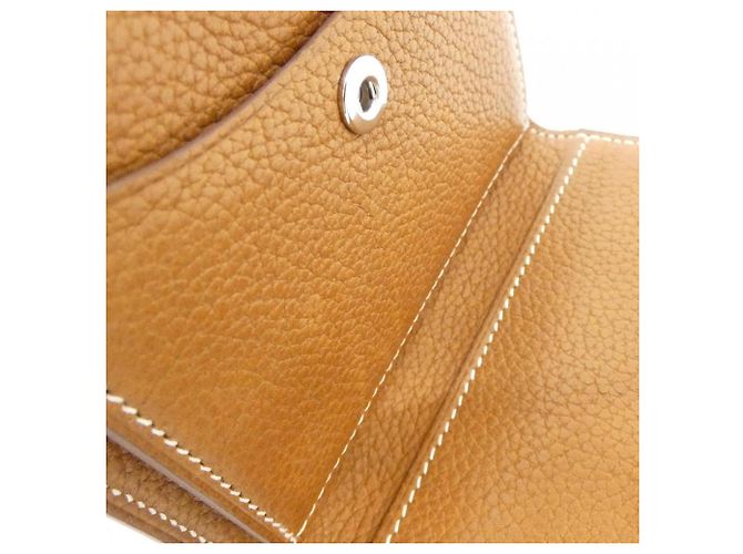 Hermès Hermes Iliade Compact Wallet/Coin Case Rosso - vista 8