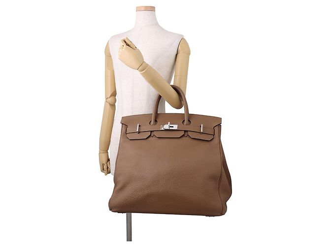 Hermès Hermes Haut à Courroies 40 Handtasche Braun - Ansicht 4