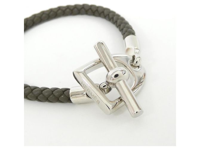Hermès Bracciale con Charm Hermes Etrier 100063FP Verde - vista 3