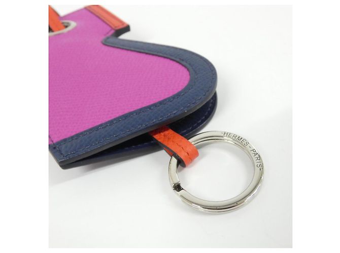 Hermès Portachiavi Hermes Camail 072032CK Porpora - vista 4