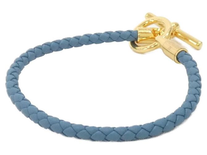 Hermès Hermes Glenan Armband mit Anhängern Blau Golden - Ansicht 2