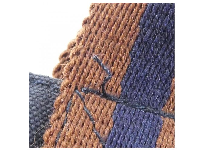 Hermès Hermes Sac Fourre-Tout PM 100754M Handbag Castaño Azul marino - vista 5