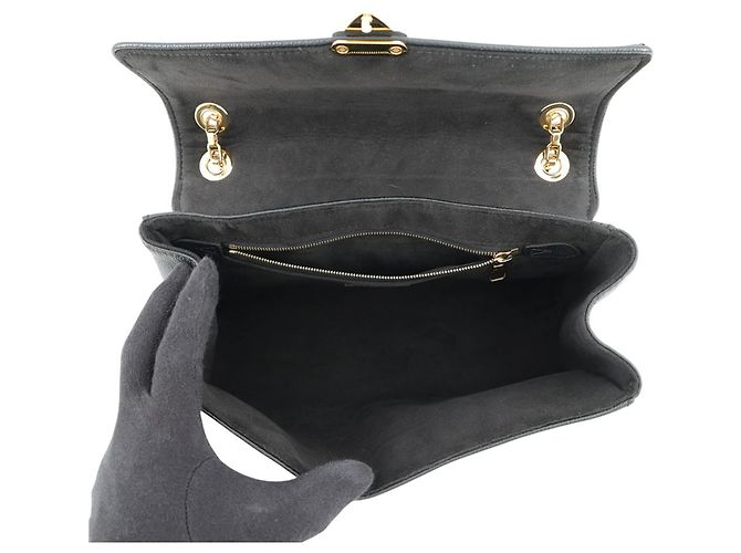 Borsa a tracolla con catena Louis Vuitton Monogram Empreinte Nero Monogramma - vista 7