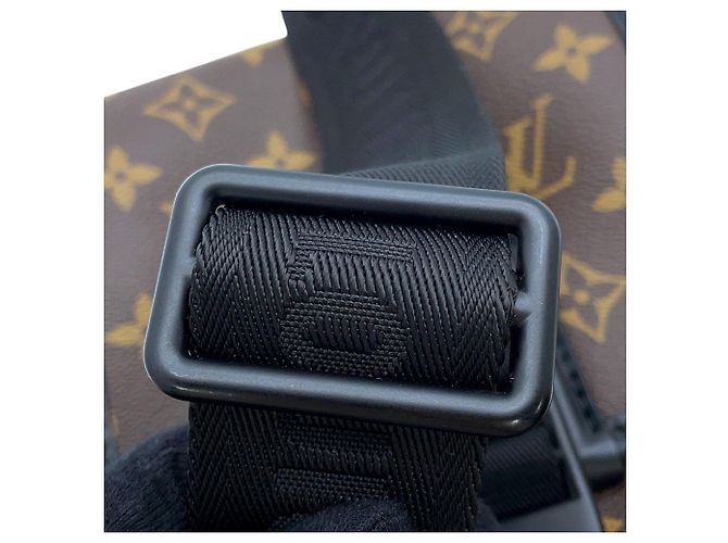 Bolsa de Ombro Louis Vuitton Monogram Macassar Archie Preto Monograma - vista 13