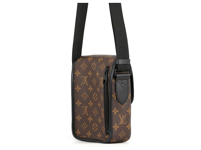 Bolsa de Ombro Louis Vuitton Monogram Macassar Archie Preto Monograma - vista 2
