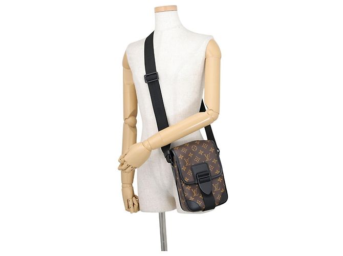 Bolsa de Ombro Louis Vuitton Monogram Macassar Archie Preto Monograma - vista 4