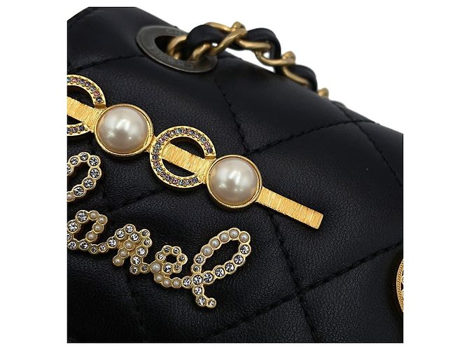Borsa a tracolla Chanel Small Matelassé Nero - vista 14