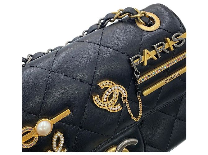 Borsa a tracolla Chanel Small Matelassé Nero - vista 8