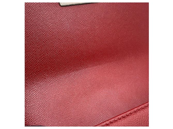Bolsa de Ombro Chanel Boy Small Vermelha Vermelho - vista 10