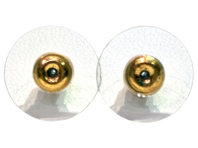 Orecchini a lobo Chanel Coco Mark con strass D'oro - vista 4