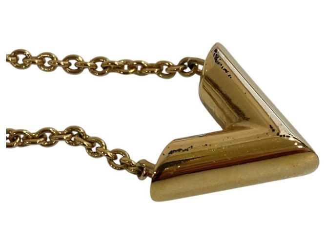 Collana Essential V Louis Vuitton D'oro - vista 4