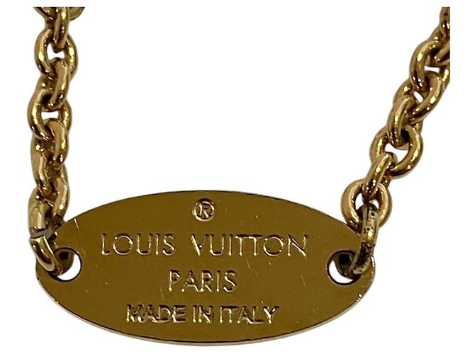 Collana Essential V Louis Vuitton D'oro - vista 5