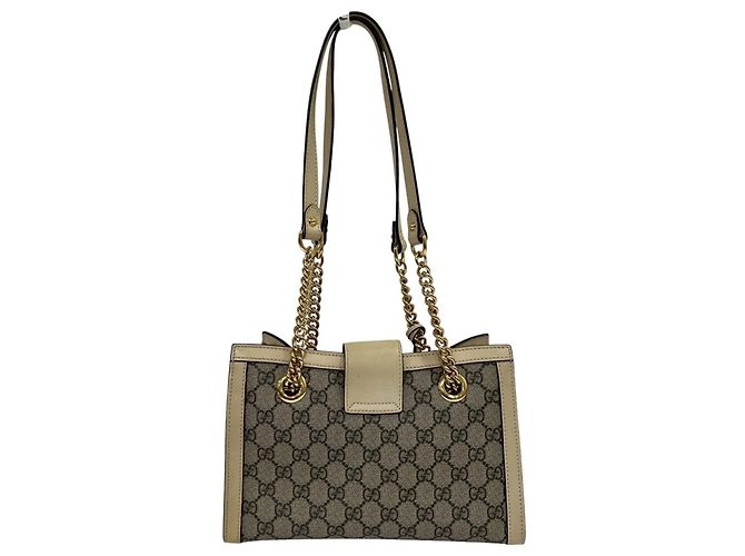Borsa Tote Gucci GG Small in beige - vista 2