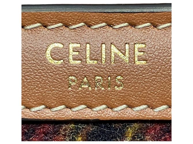 Céline Carteira de aba Celine Triomphe Small Multicor - vista 4