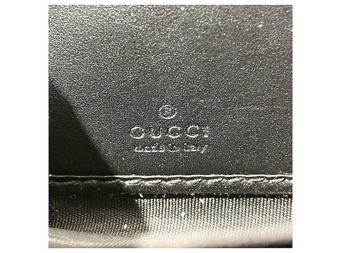 Gucci Langbrieftasche mit Wolfskopf-Animal-Print Schwarz - Ansicht 4