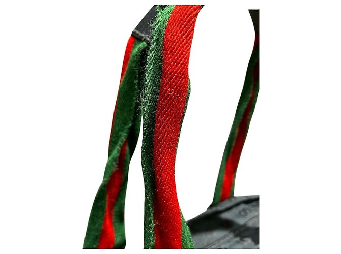 Borsa Tote Gucci in tela GG nera Nero - vista 9