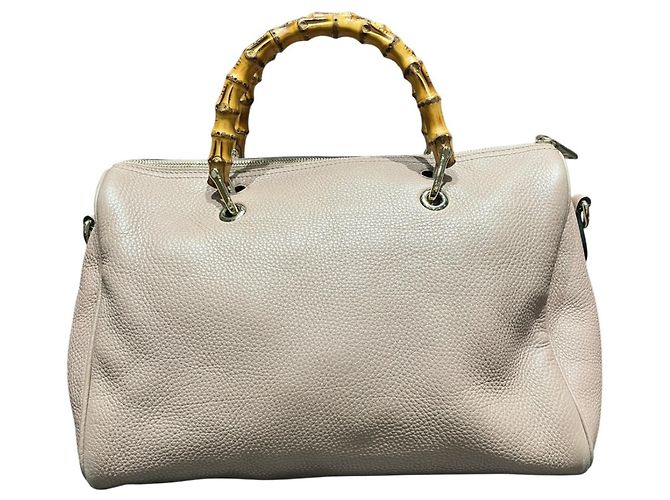 Bamboo Gucci Boston Bag 2-Way aus Bambus & Leder Pink - Ansicht 2