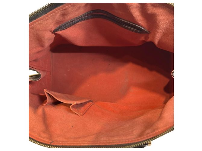 Borsa Louis Vuitton Alma PM Marrone Damier ebene - vista 8