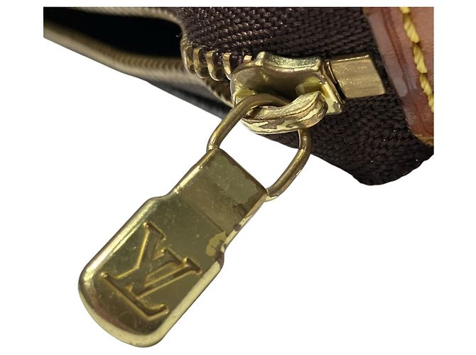 Bolsa Louis Vuitton Pochette Accessoires Marrom Monograma - vista 6